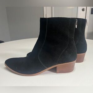 Dolce Vita Black Suede Ankle Booties